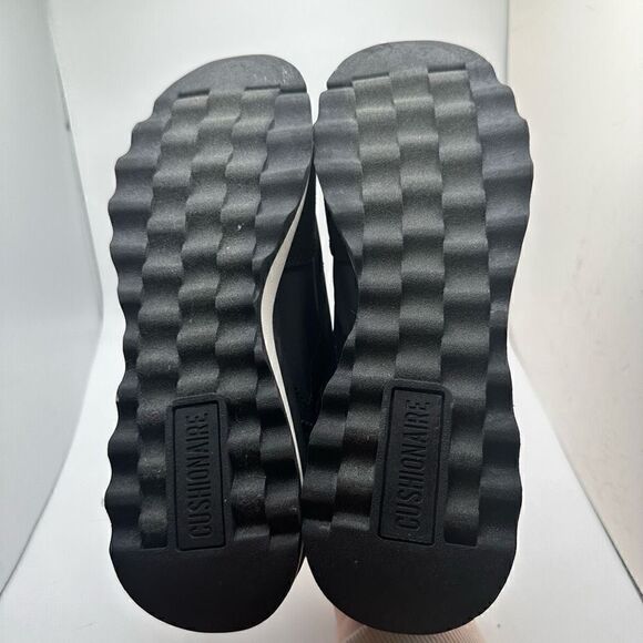 CUSHIONAIRE Women's lace up Nylon Sneaker +Comfort Foam 8 BLACK - Picture 5 of 7